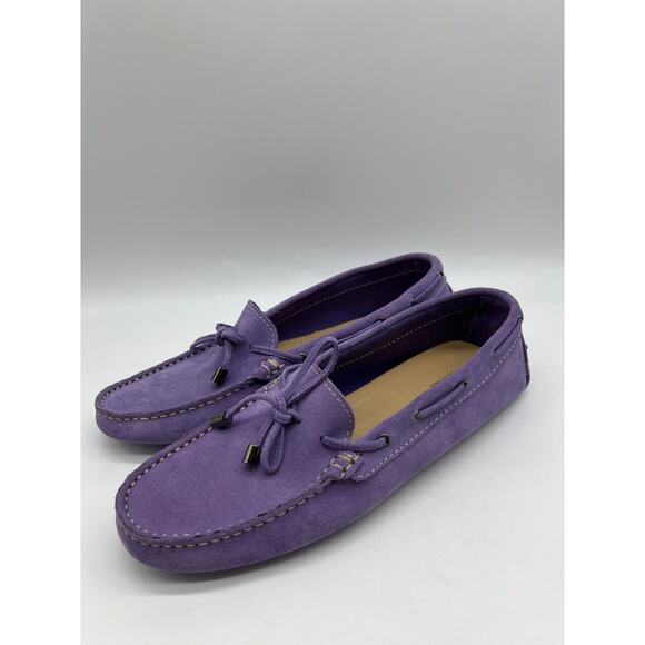 Soldini Women’s Suede Slippers Lilac Made in Italy EUR 41/US 10 New - Picture 9 of 12
